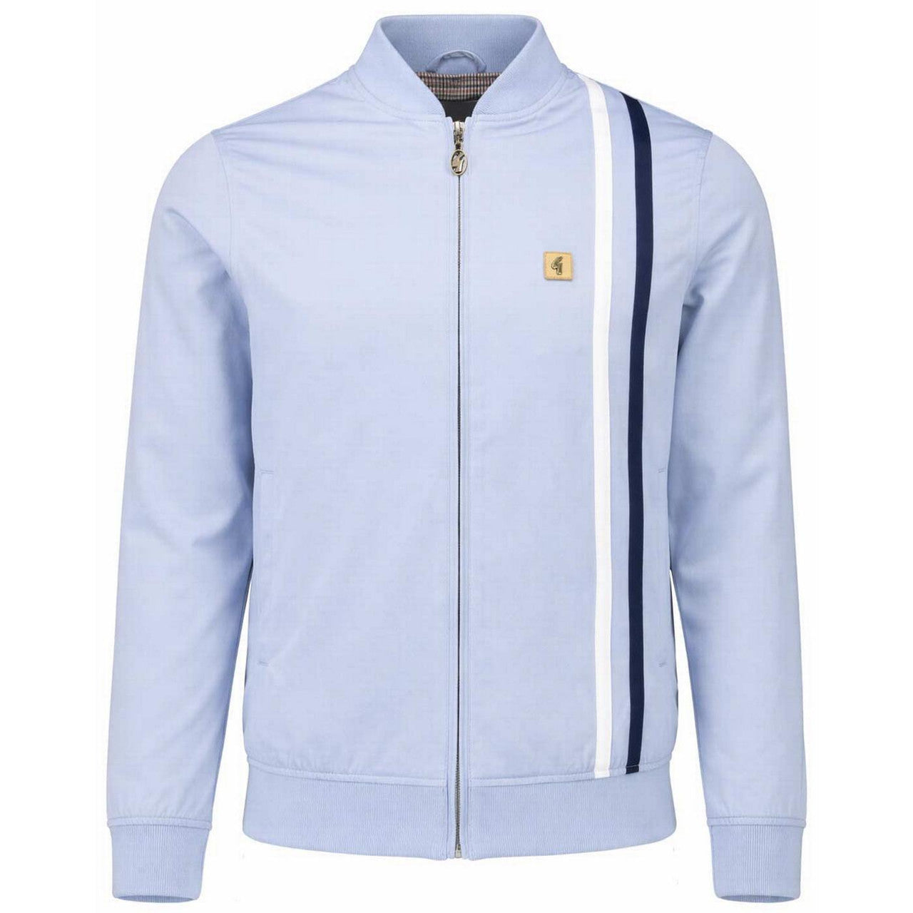 Gabicci Vintage Men's V56GJ10 Griffin Bomber Jacket Surf Blue