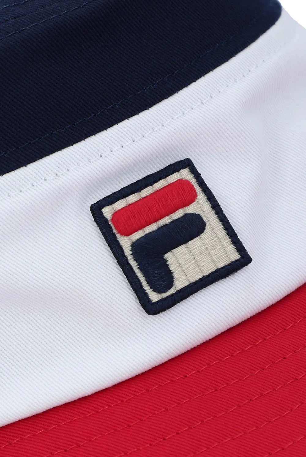 Fila Vintage Men's Marco Tri Colour Bucket Hat Fila Red / White / Navy