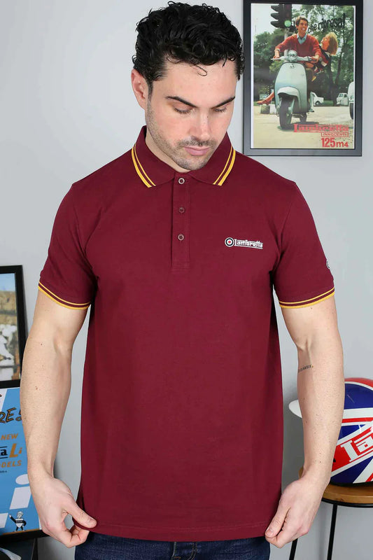 Lambretta Twin Tipped Polo Shirt – A Timeless Mod Essential