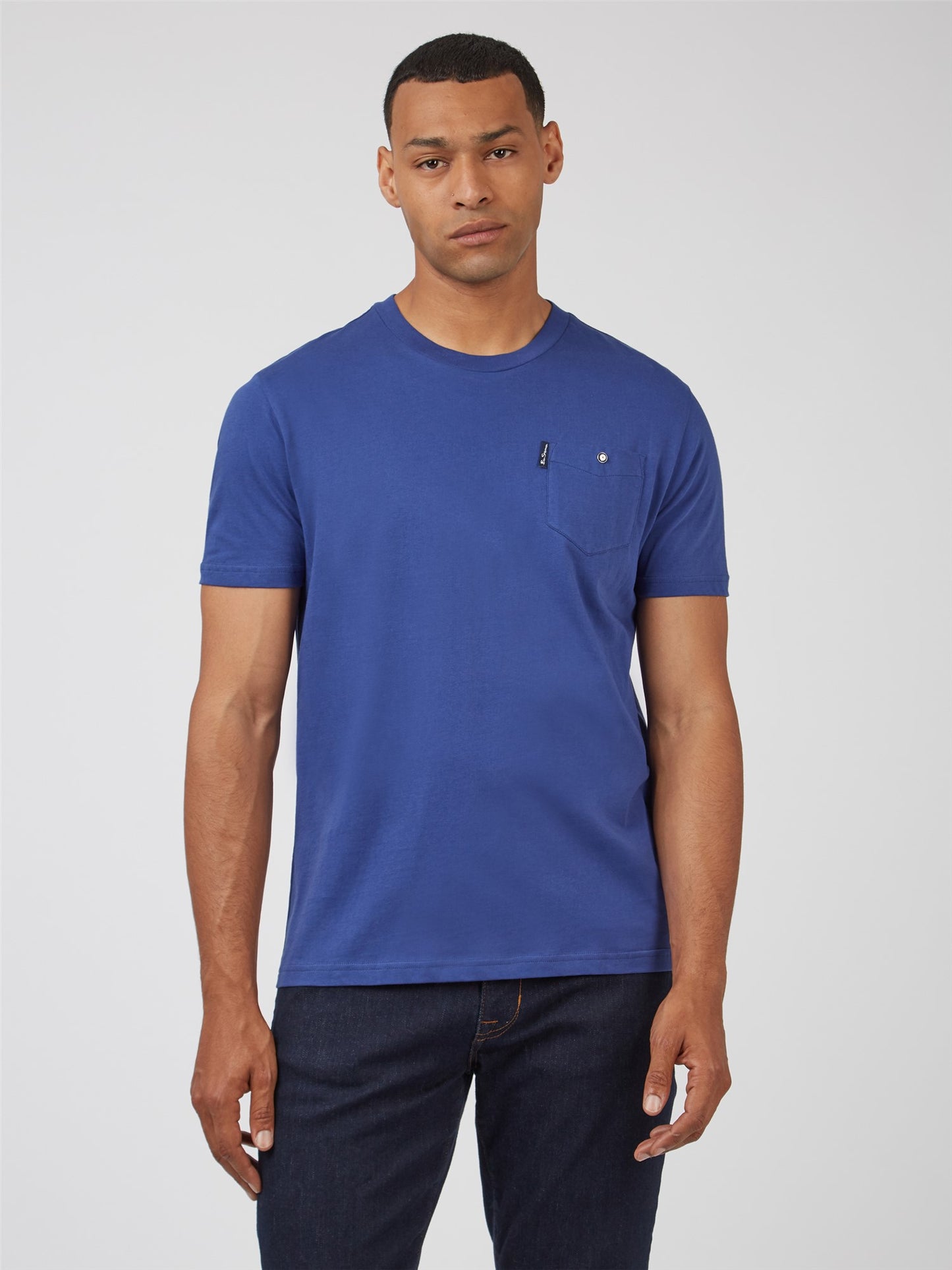 Ben Sherman Men's 0059326 SS Signature Pocket T-Shirt Royal Blue