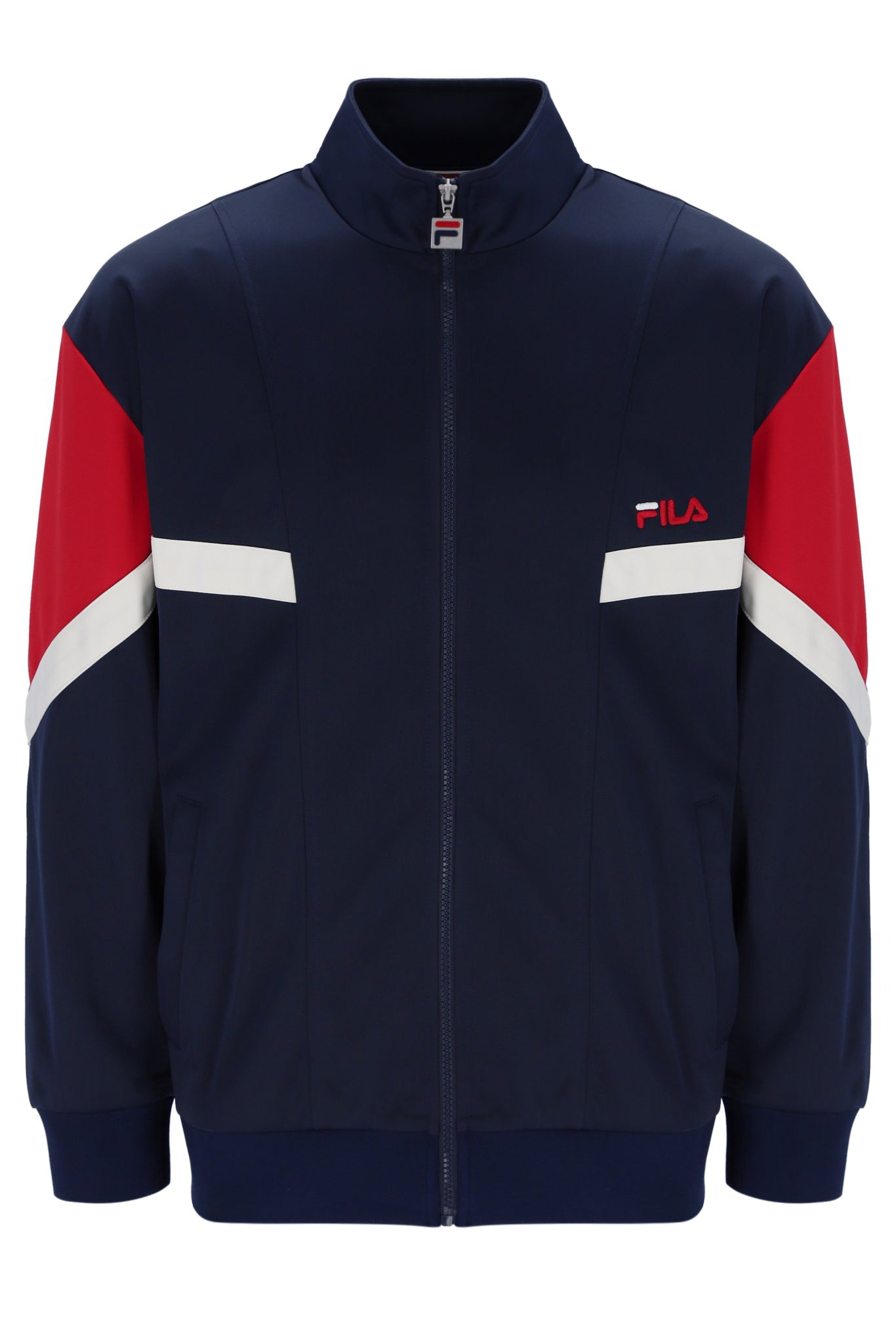 Fila Vintage Men's Albarn Archive Track Top Fila Navy / Fila Red / Gardenia