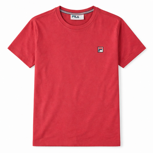 Fila Vintage Men's Sunny Essential T-Shirt Garnet Red
