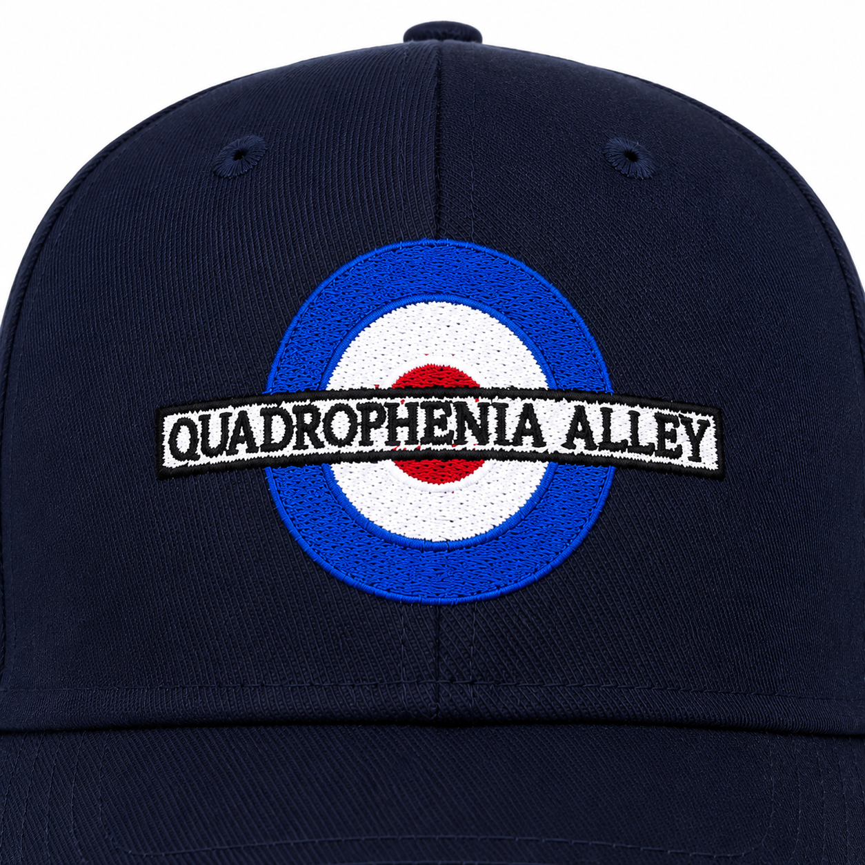 Quadrophenia Alley Men's Exclusive Baseball Cap Navy Blue