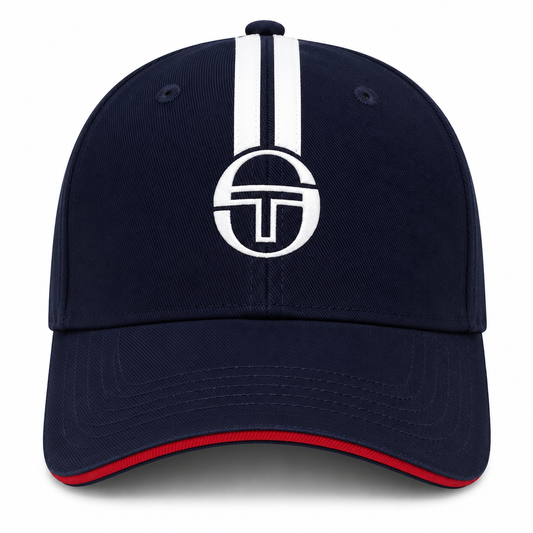 Sergio Tacchini Men's Cortona Baseball Cap Maritime Blue