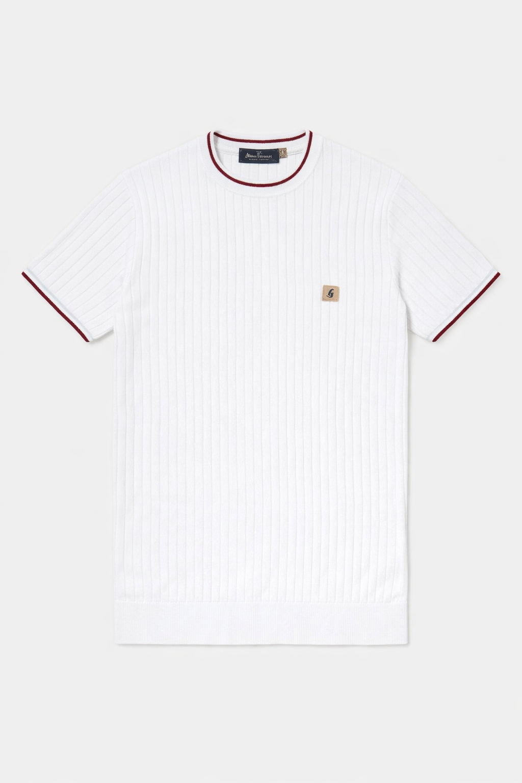 Gabicci Vintage Men's V56GM17 Santino Crew Neck T-Shirt White