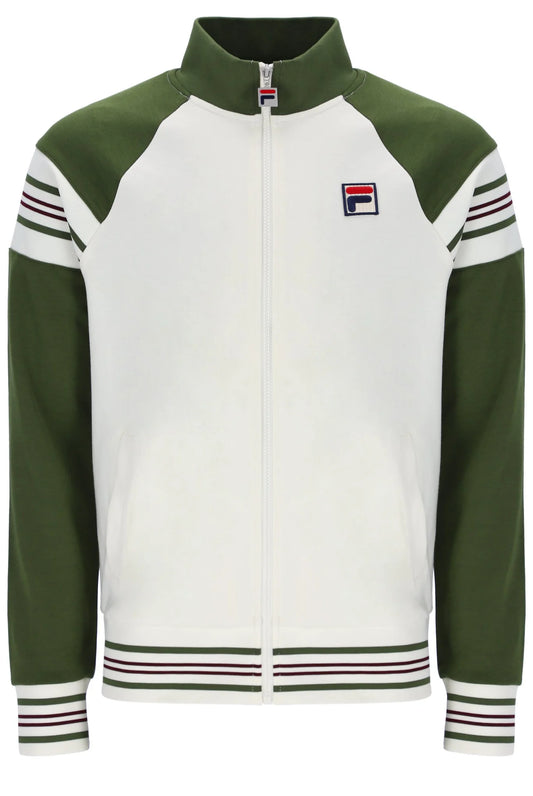 Fila Vintage Men's Ferarra Track Top Chive Green