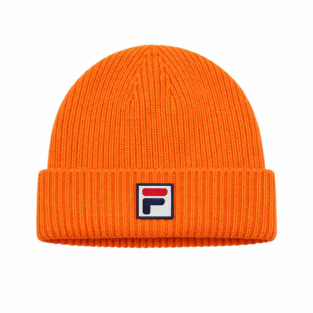 Fila Vintage Men's FHXF2214 Classic Watchman Chunky Knit Turn Up Beanie Hat Mandarin
