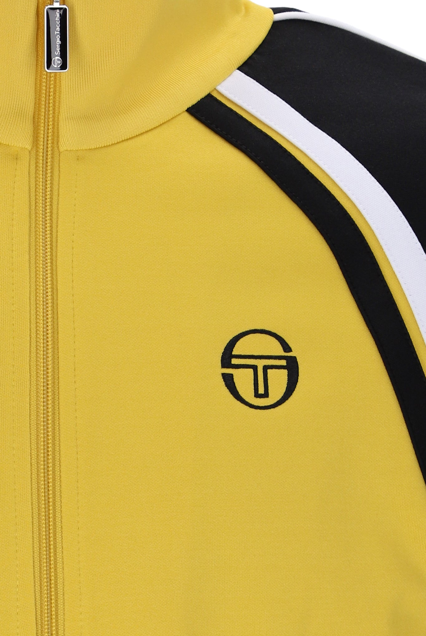 Sergio Tacchini Men's Ghibli Davis Track Top Mango Mint / Black / White