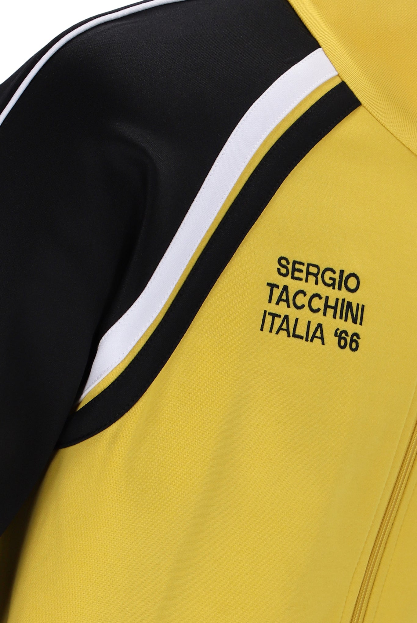 Sergio Tacchini Men's Ghibli Davis Track Top Mango Mint / Black / White