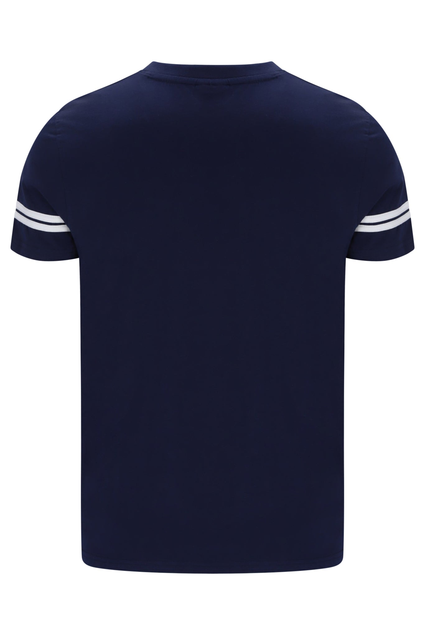 Sergio Tacchini Men's STM18376 SS Grello Crew Neck T Shirt Maritime Blue / White