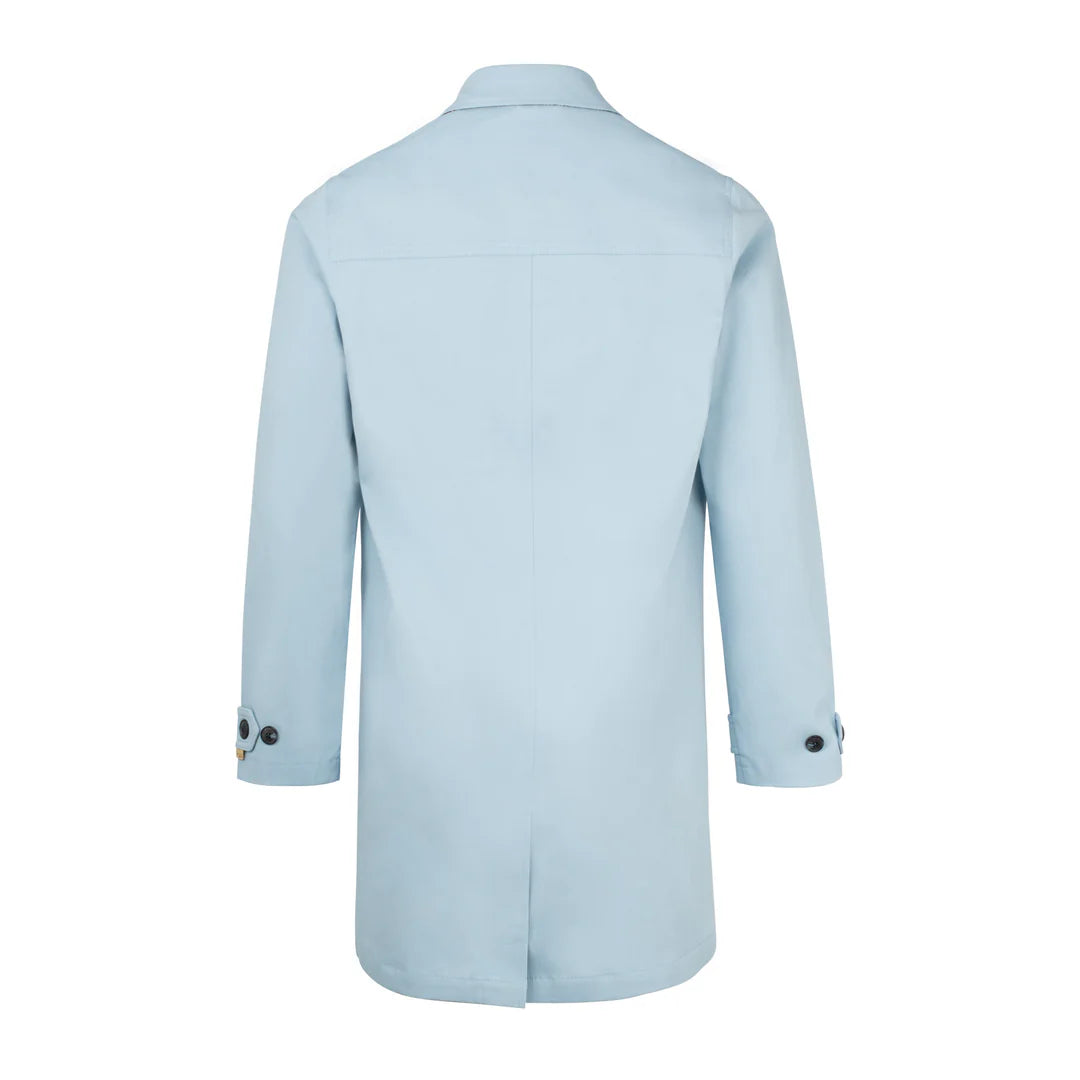 Gabicci Vintage Men's V00GJ12 Houghton Rain Mac Coat Spray Blue