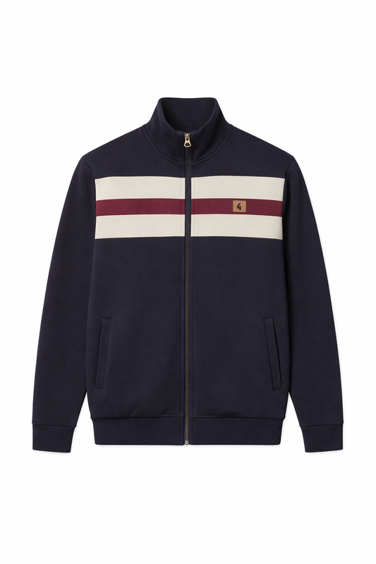 Gabicci Vintage Men's V56GD001 Escher Track Top Navy Blue