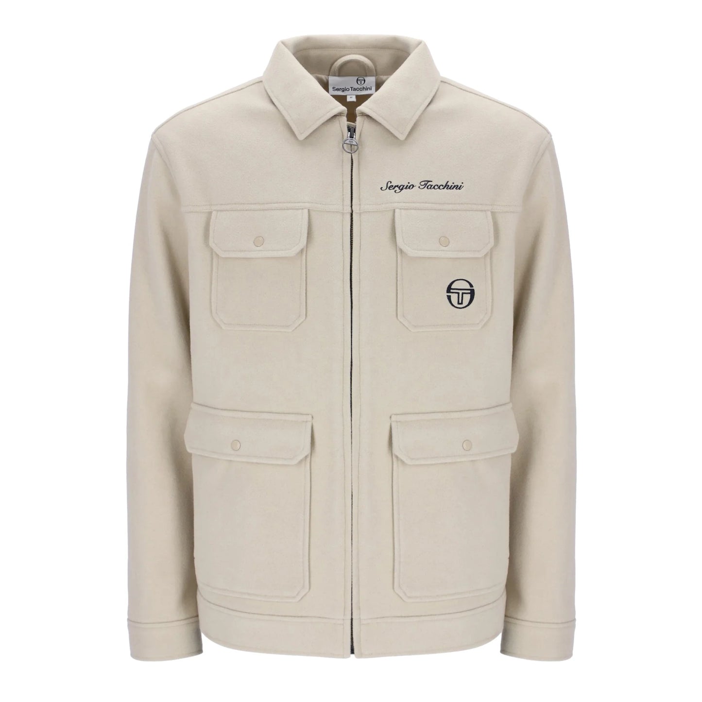 Sergio Tacchini Men's Henri Field Jacket Pelican Beige