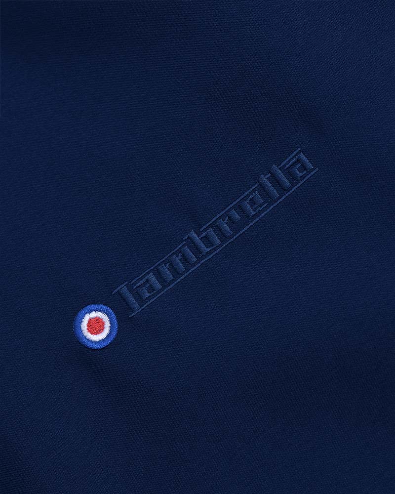 Lambretta Men's LMBBHH1 Showerproof Classic Harrington Jacket Navy Blue