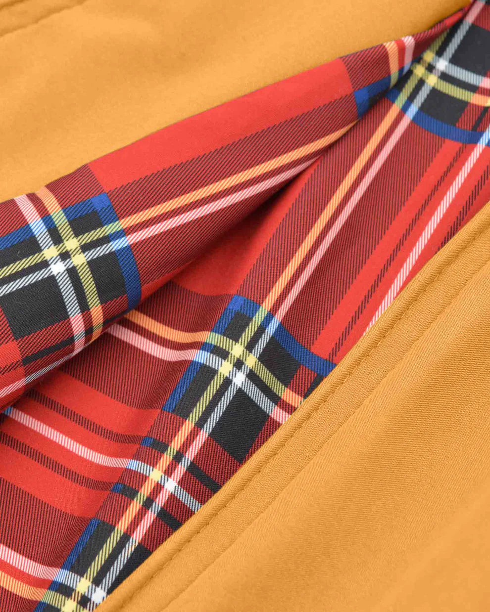 Lambretta Men's LMBBHH1 Shower Resistant Classic Harrington Jacket Mustard