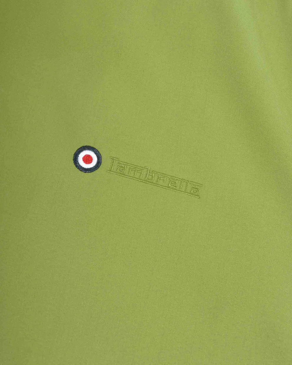 Lambretta Men's LMBBHH1 Shower Resistant Classic Harrington Jacket Olive Green