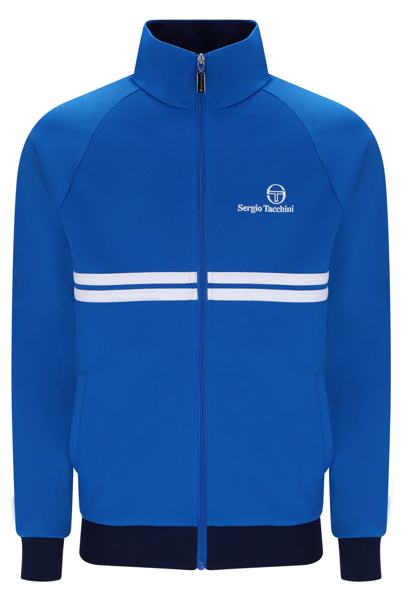 Sergio Tacchini Men's Dallas Track Top Princess Blue / White / Maritime Blue