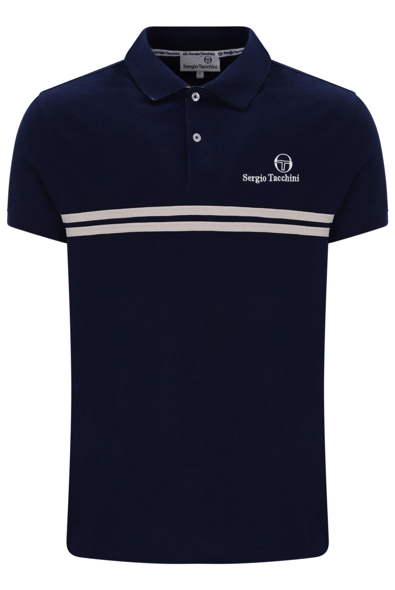 Sergio Tacchini Men's STM21140 Supermac Polo Shirt Maritime Blue / Peyote