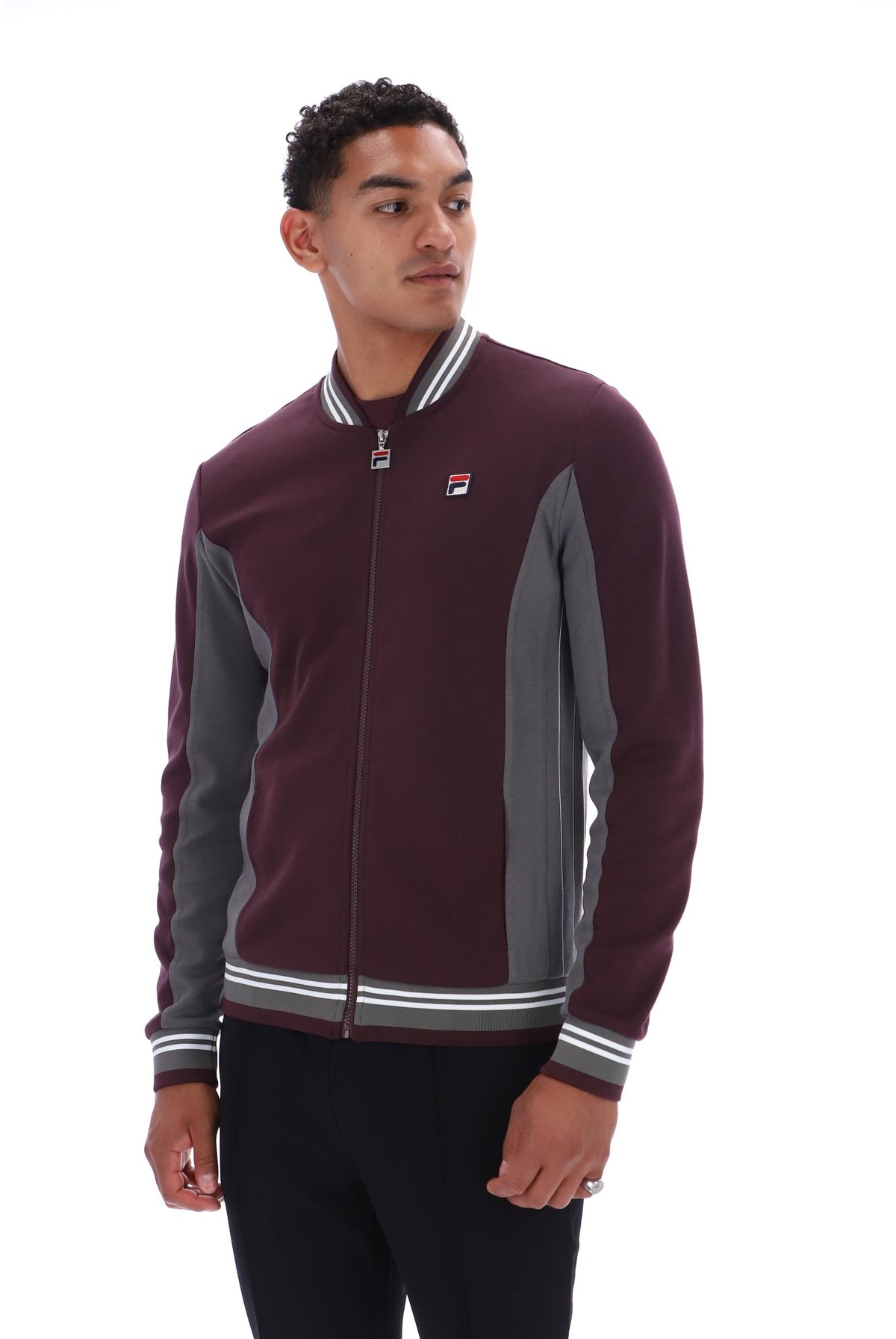 Fila Vintage Settanta 2 Track Top Fudge / Gunmetal / White