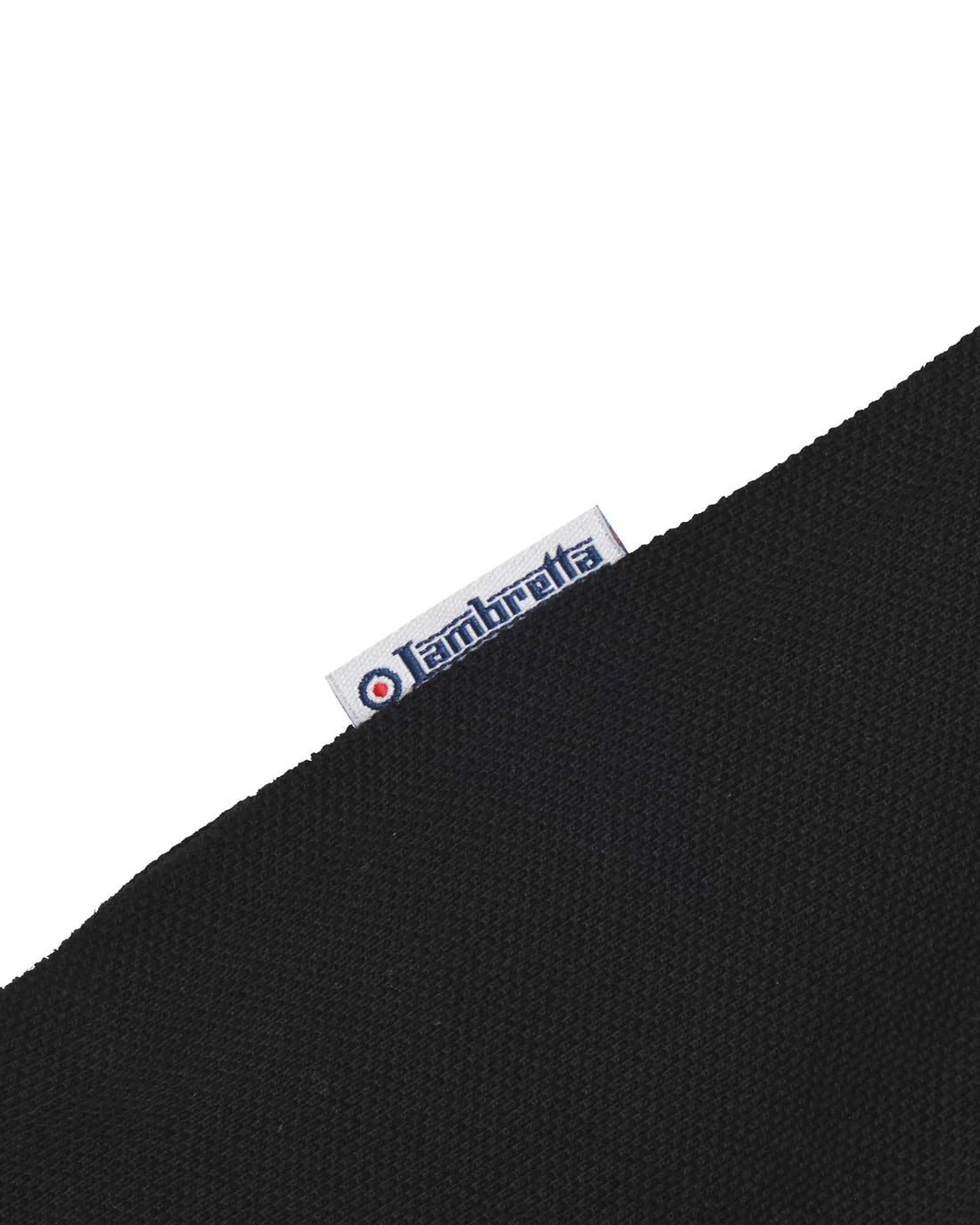 Lambretta Men's SS1029 Two Tone Polo Shirt Black