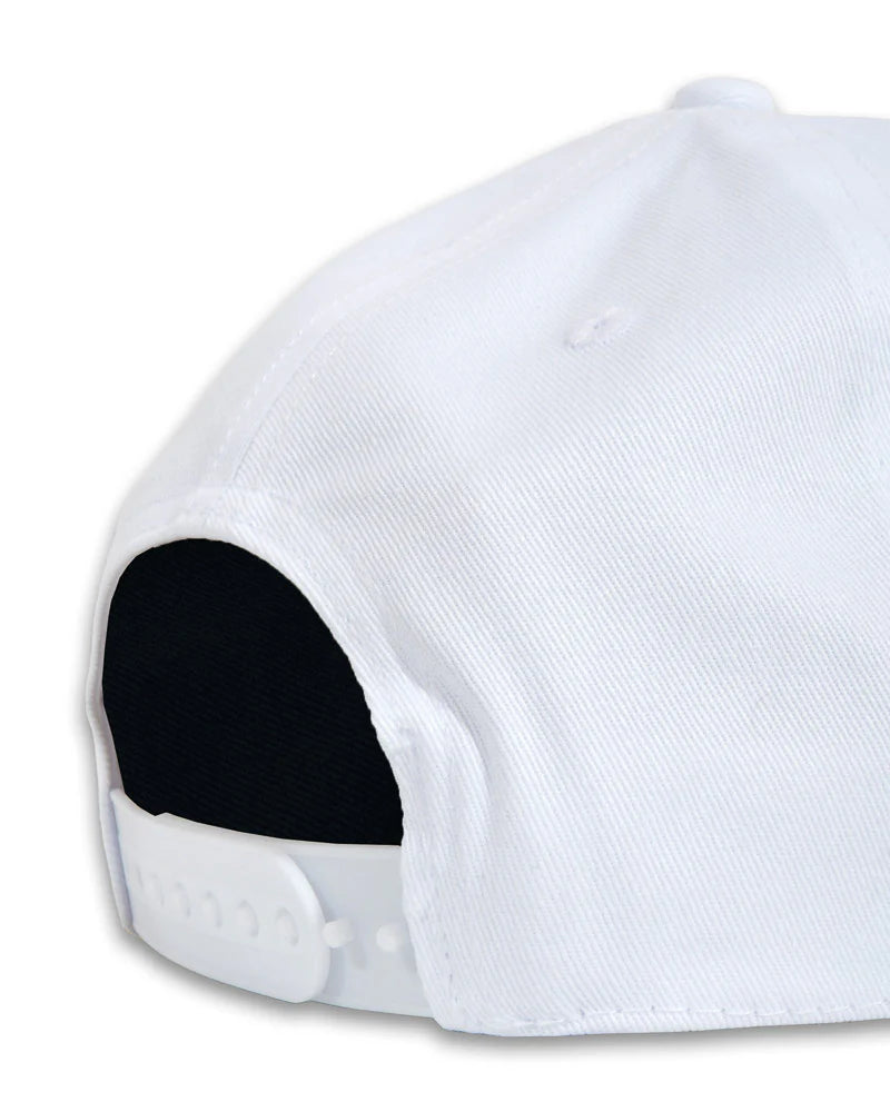 Lambretta Men's SS1038 Target Baseball Cap White