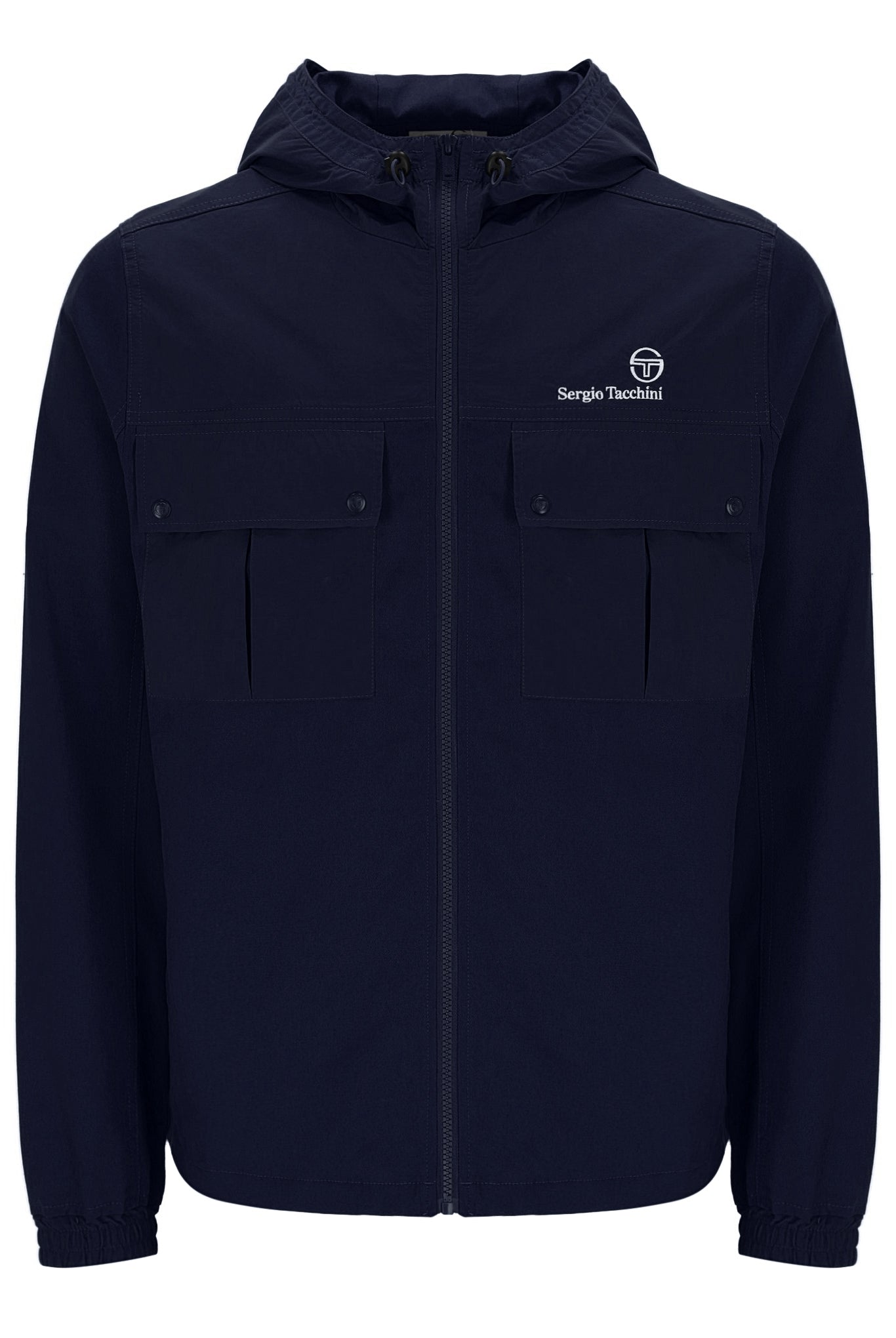 Sergio Tacchini Men's Calisti Hooden Jacket Maritime Blue