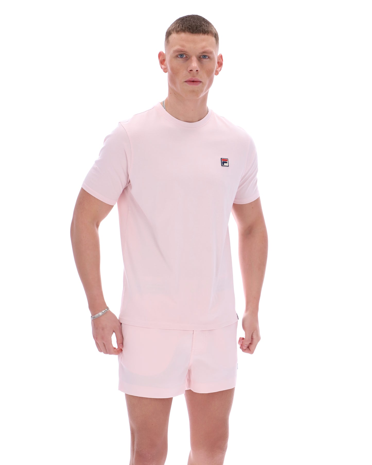 Fila Vintage Men's Sunny Essential T-Shirt Pale Lilac