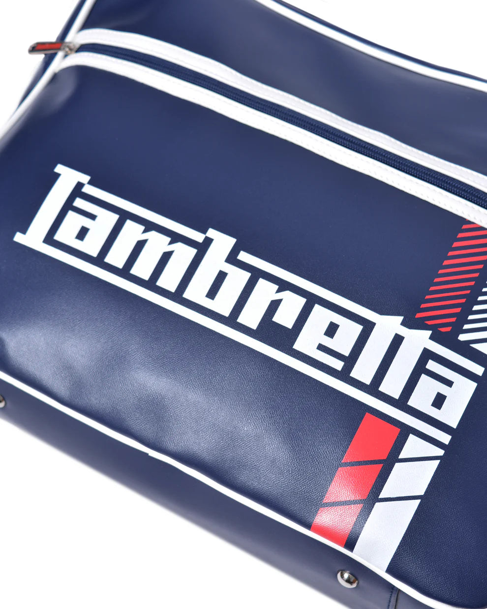 Lambretta Men's T20076 Racing Stripe Flight Bag Navy