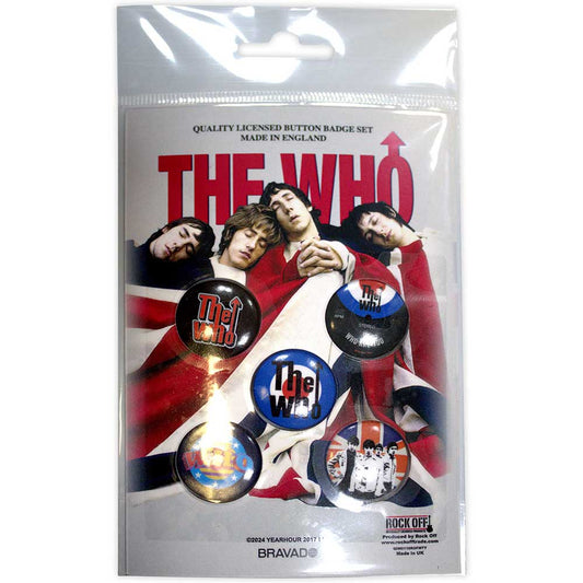 The Who Official Target Button Badge Pack