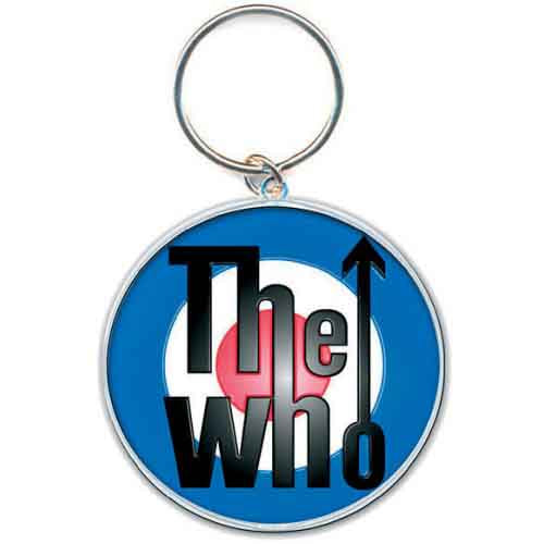The Who Official Target Logo Enamel Keychain