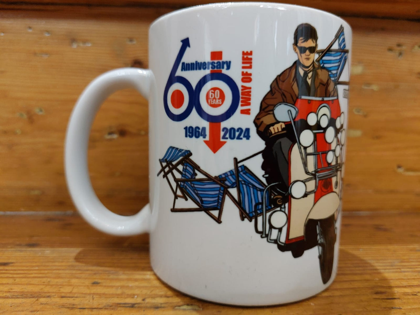 Quadrophenia Alley 60th Anniversary Mug + Pin Badge Set