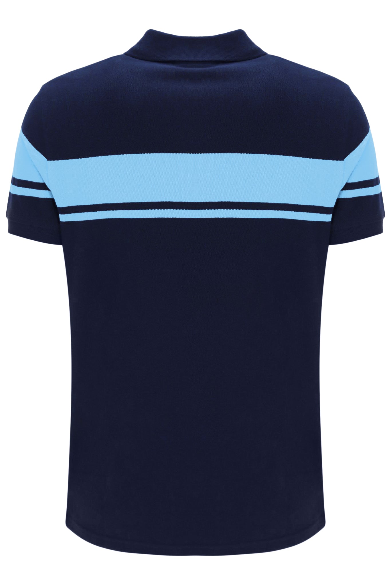 Sergio Tacchini Men's STM14554 SS Young Line Polo Shirt Maritime Blue / Baltic Sea