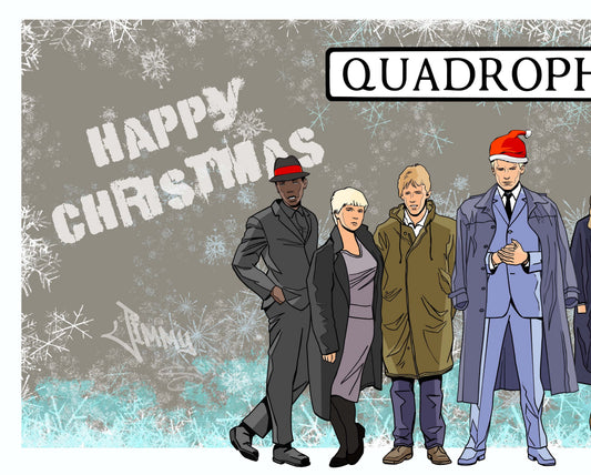 Quadrophenia Alley Exclusive Quadrophenia Cast Christmas Card - Pack 5
