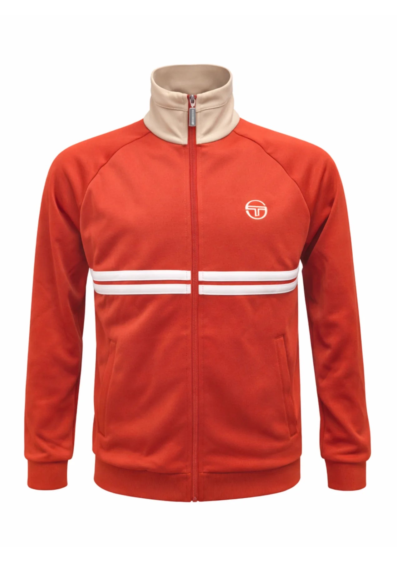 Sergio Tacchini Men's Dallas Track Top Rooibos Tea / Mojave Desert / Gardenia