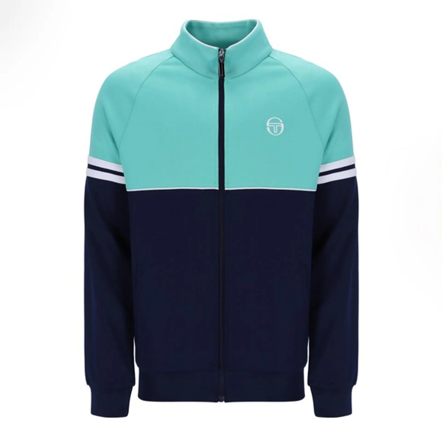 Sergio Tacchini Men's Orion Track Top Pool Blue / Maritime Blue