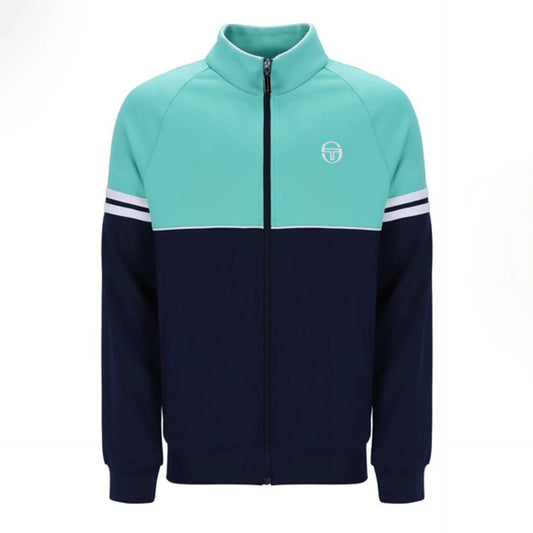 Sergio Tacchini Men's Orion Track Top Pool Blue / Maritime Blue