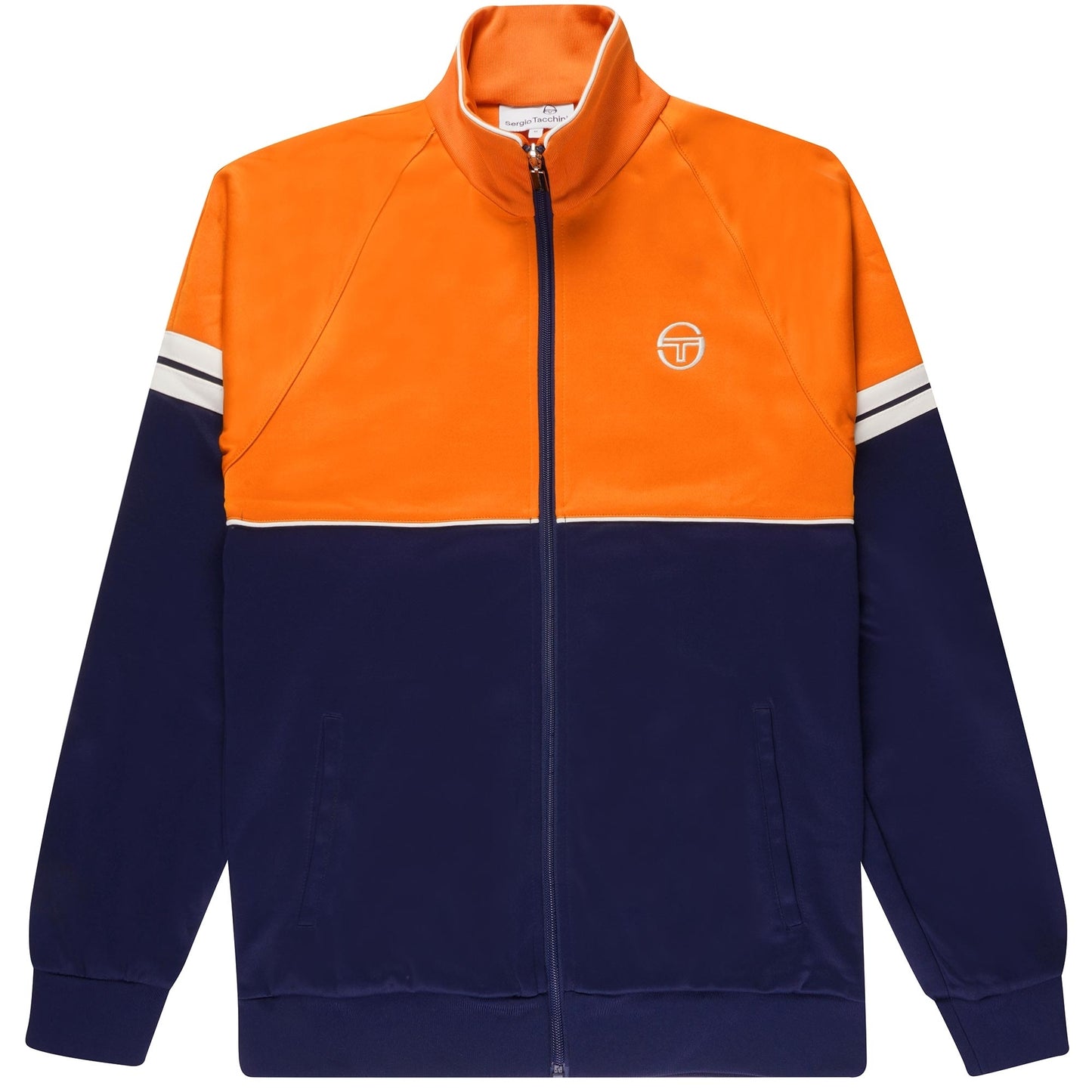 Sergio Tacchini Men's Orion Track Top Marmalade Orange