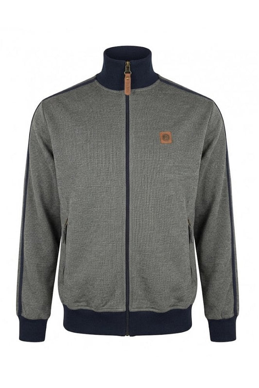 Trojan Records TR9099 Heavy Pique Track Top Navy Blue