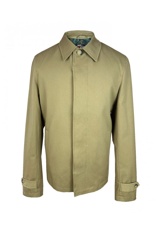 Trojan Records Men's TC1055 Car Coat Stone