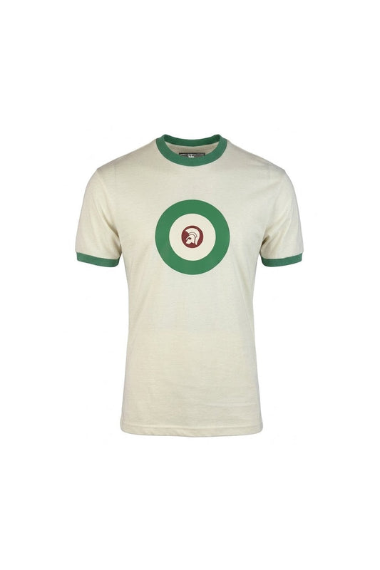 Trojan Records Men's TC1040 Target Ringer Tee Shirt Italia