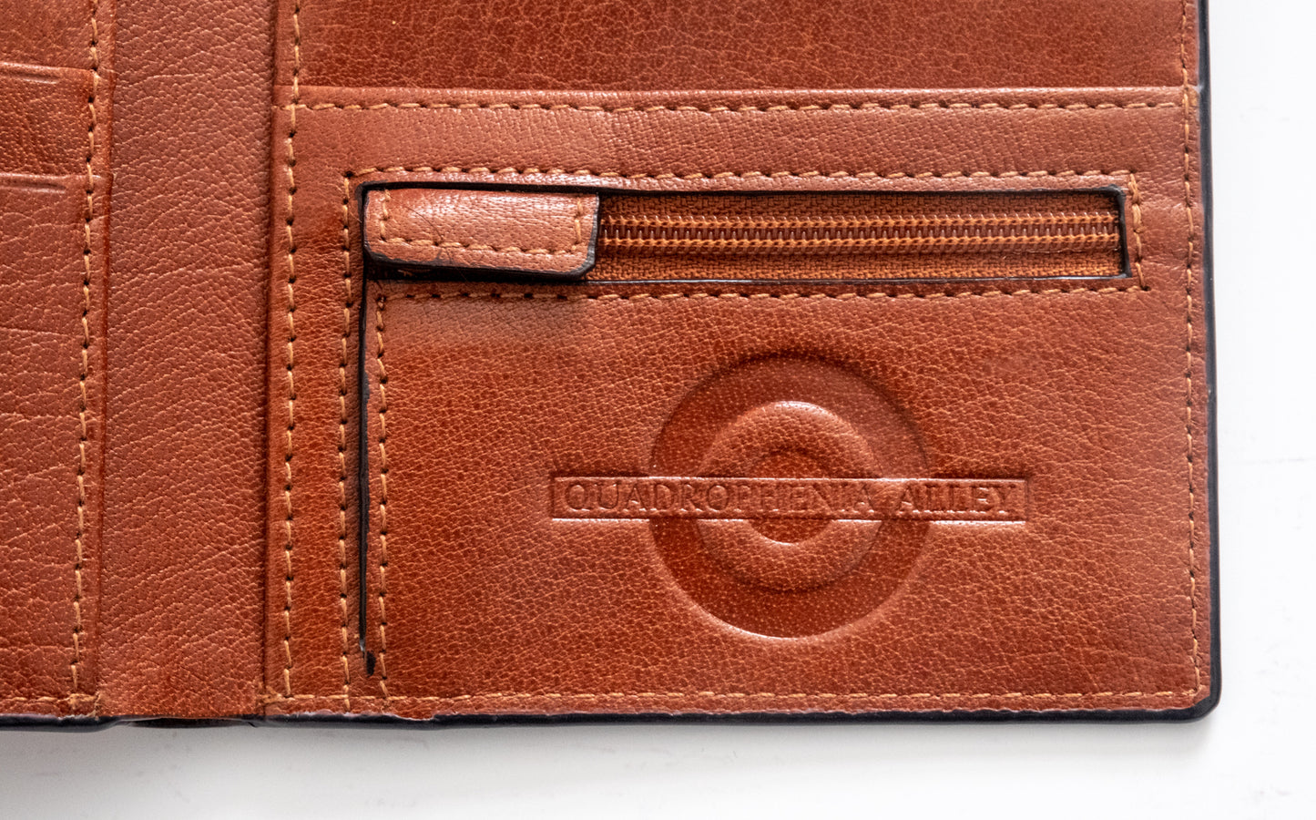 Quadrophenia Alley Exclusive Mod Target Leather Wallet Brown