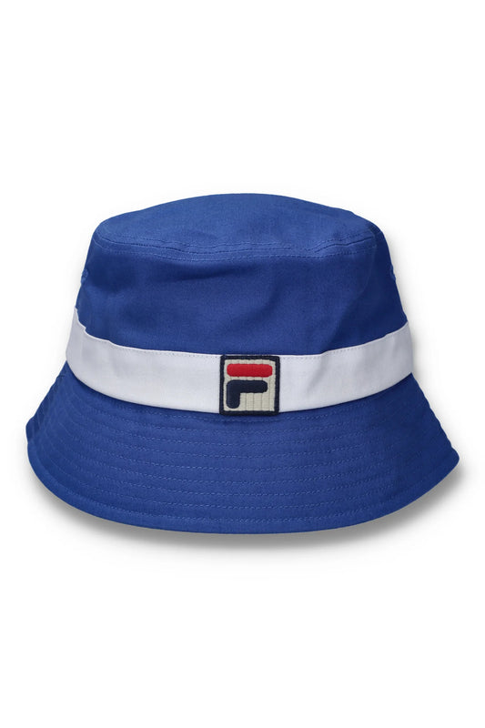 Fila Vintage Men's FHXS2310 Tabbs Bucket Hat Bright Blue